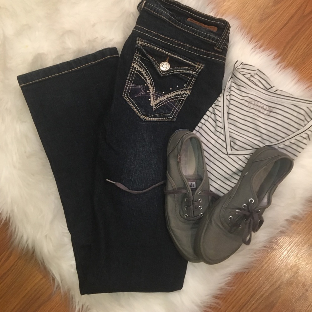 Dark jeans