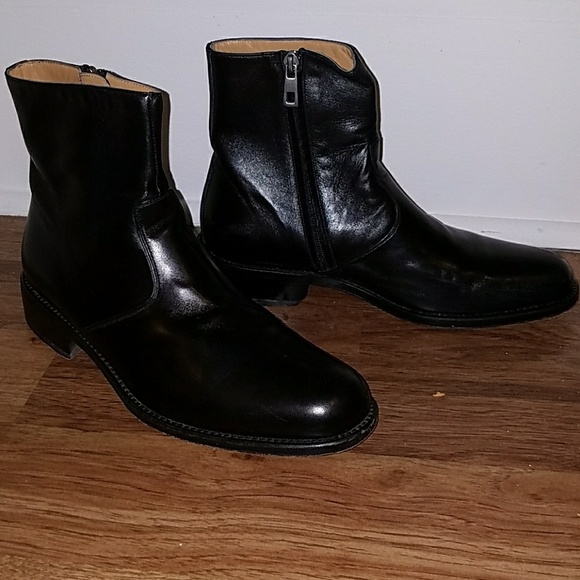 bally black boots