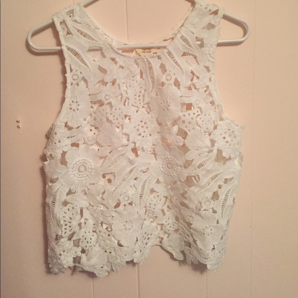 Brand new never worn crochet top