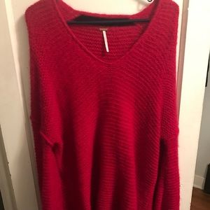 Free People slouchy ribbed sweater