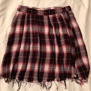 Flannel skirt