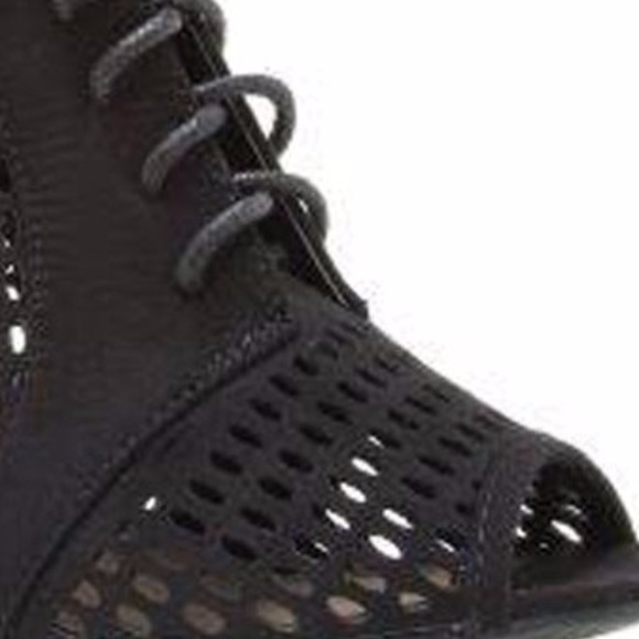 BUY 1, GET 1 FREE! Faux Suede Lace-Up Bootie - Picture 7 of 8