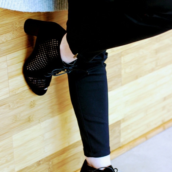 BUY 1, GET 1 FREE! Faux Suede Lace-Up Bootie - Picture 4 of 8