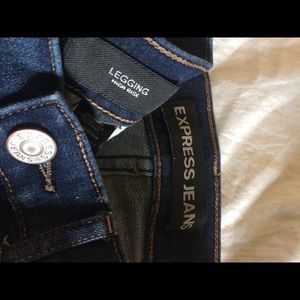 Express high rise jeans but they are like jeggings