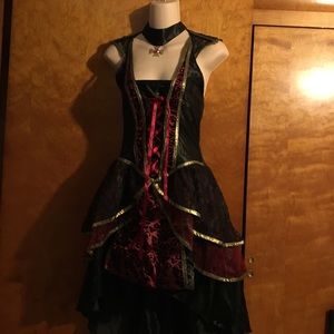 Victorian Goth Dress Halloween Costume