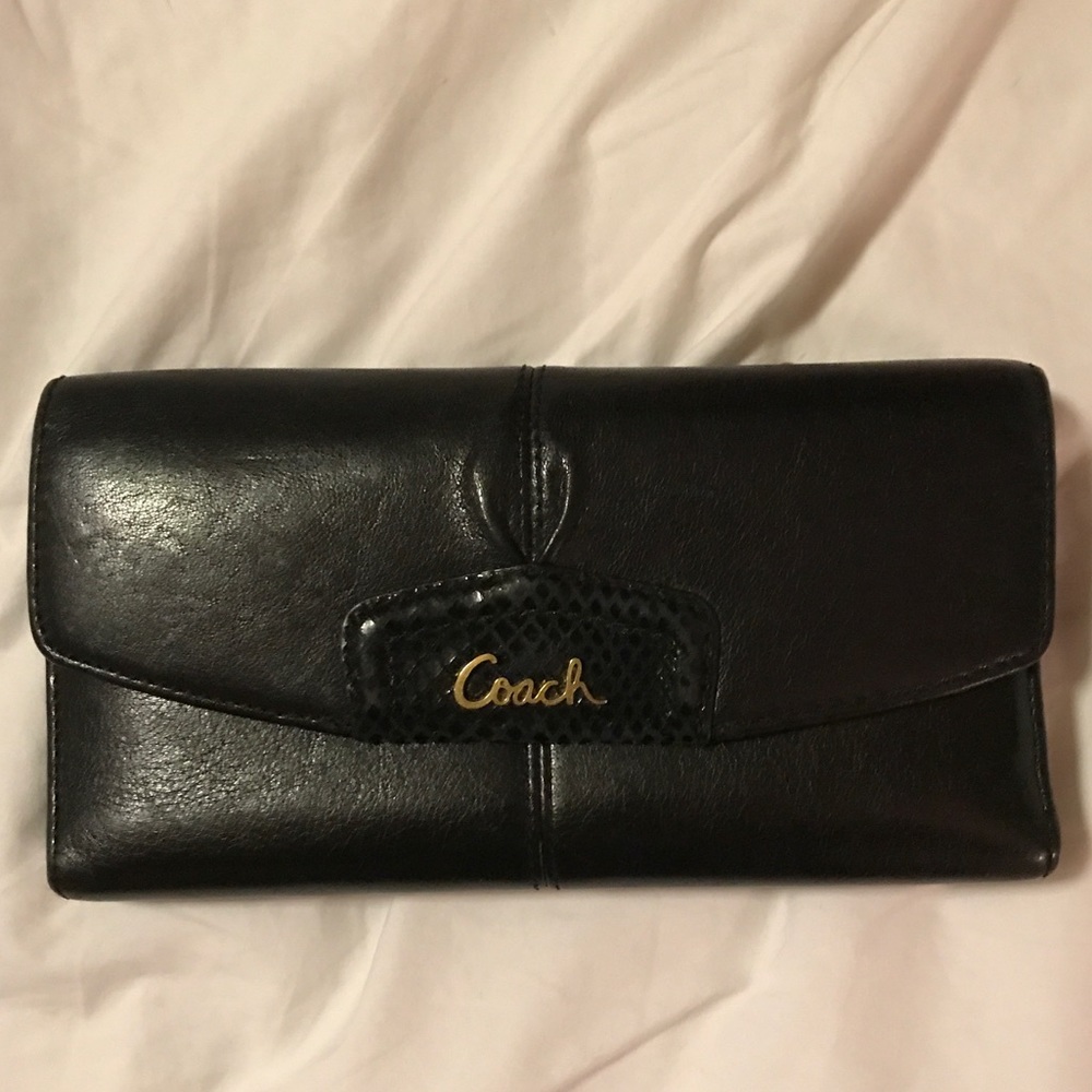 Coach leather wallet