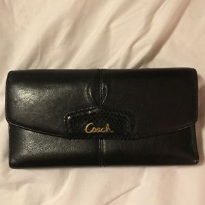 Coach leather wallet