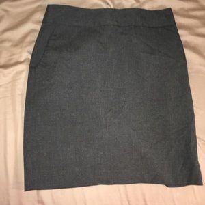 Banana Republic Grey Pencil Skirt- 0p