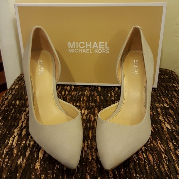 Michael Kors Shoes - Michael Kors suede high pump