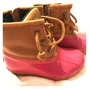 Sperry top sider / salt water boots toddlers