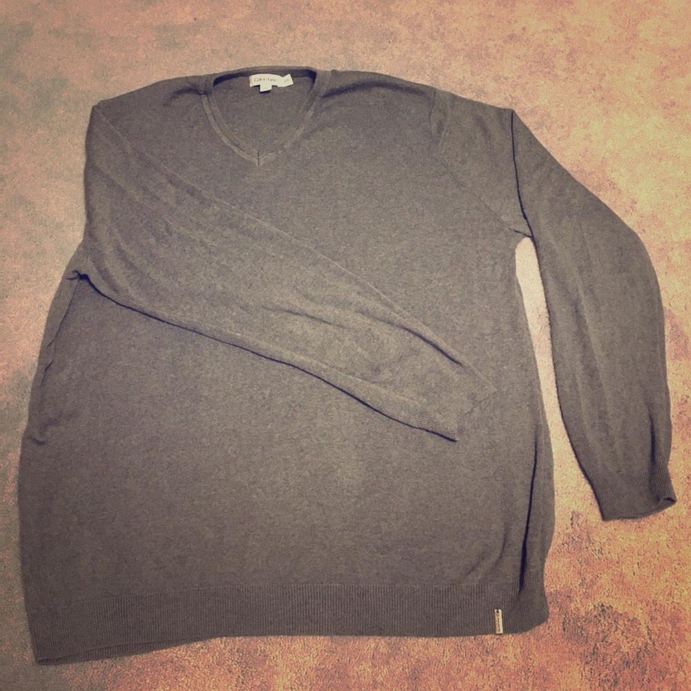 Men's Calvin Klein grey sweater