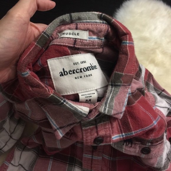 *FIRM! ABERCROMBIE KIDS PLAID SHIRT - Picture 3 of 7