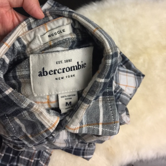 *FIRM! ABERCROMBIE KIDS PLAID SHIRT - Picture 7 of 7