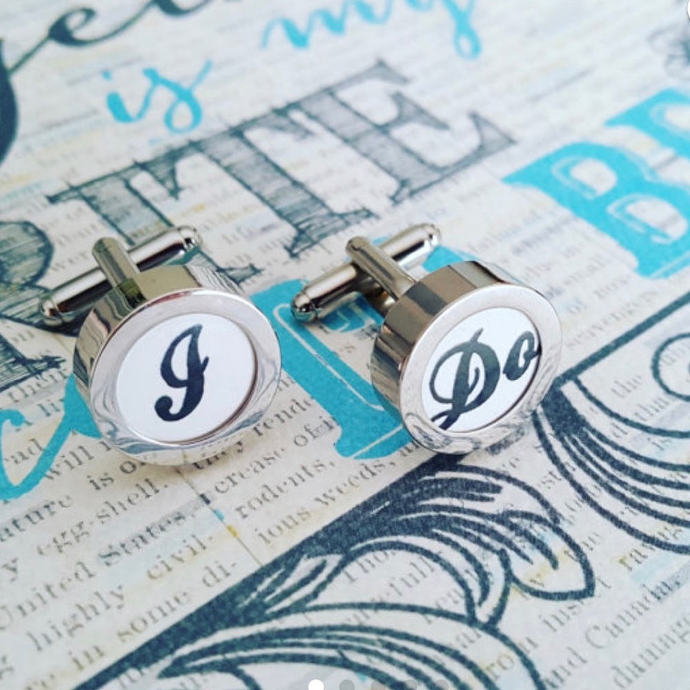 I Do Wedding Cuff Links, Men Accessories