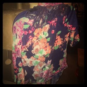 Floral long sleeve