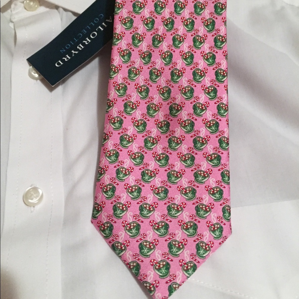⭐️NWT⭐️TailorByrd men's tie hot cocoa candycane
