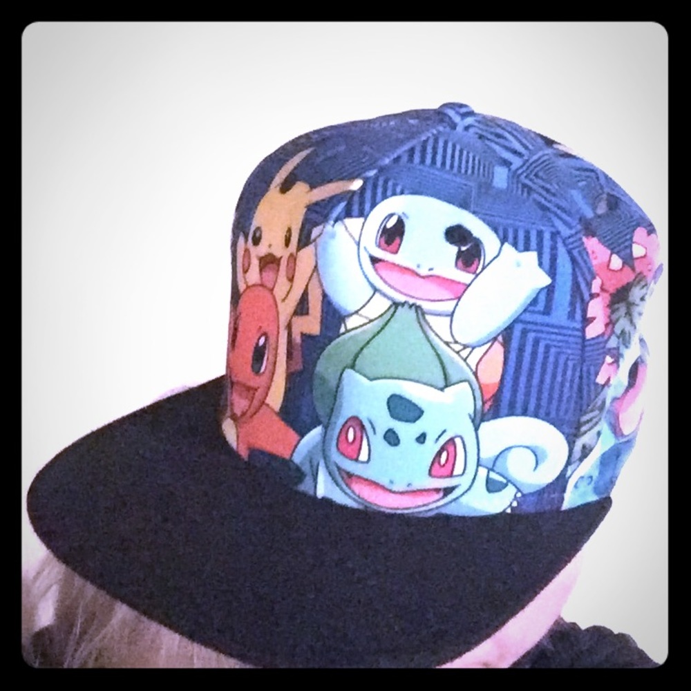 Urban Nerd Anime POKÉMON Hip Hop Snap Back Cap Hat