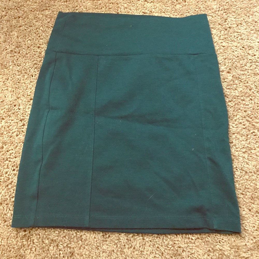 Teal Mini Skirt