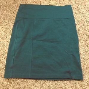 Teal Mini Skirt