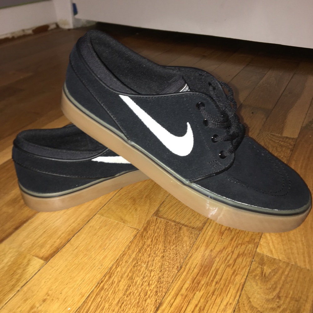 Nike SB Zoom Stefan Janoski Suede Black W 8.5 M 8