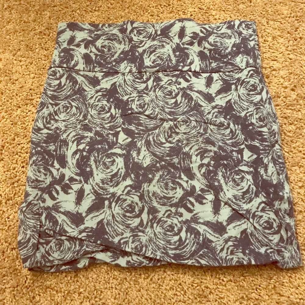 Blue Rose Skirt