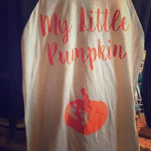 Matching Halloween Couples Maternity shirts