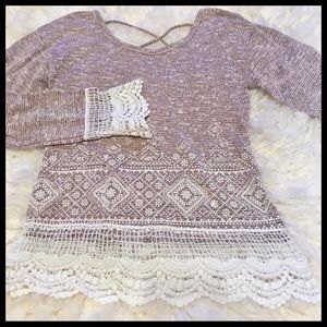 EUC girls Med(10) long sleeve top