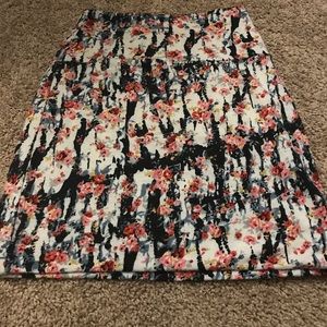 Floral Pencil Skirt