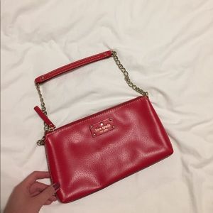 Kate spade red shoulder bag