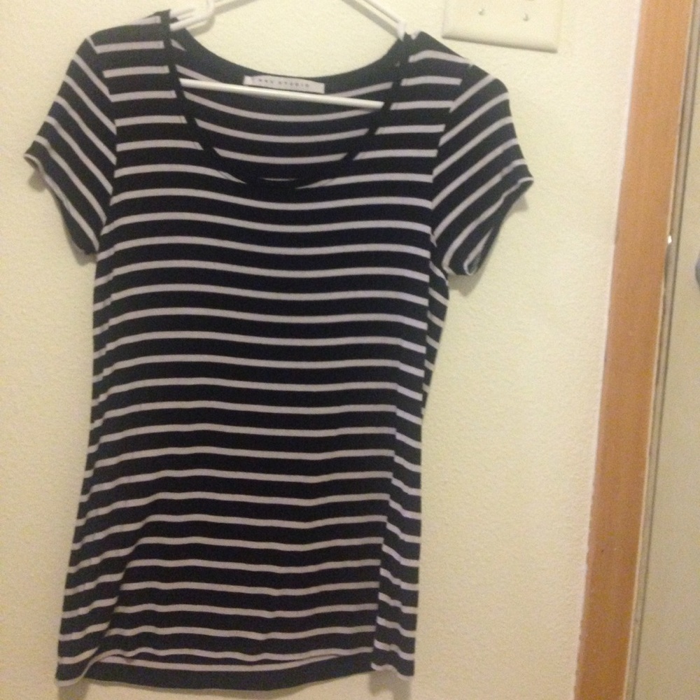 Black and white shirt