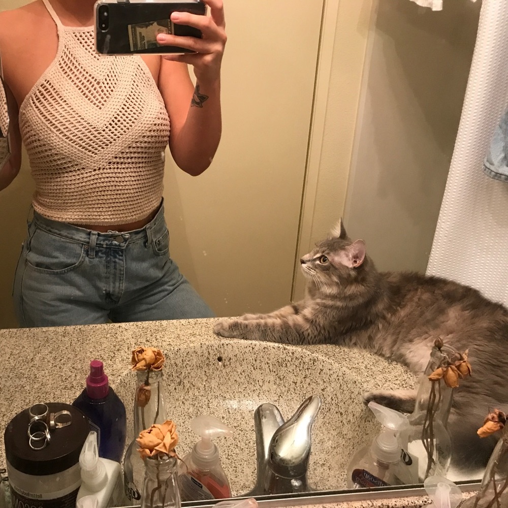 Knitted/crotchet top