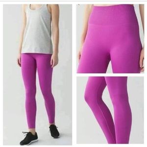 Lulu lemon pink zone in tight leggings