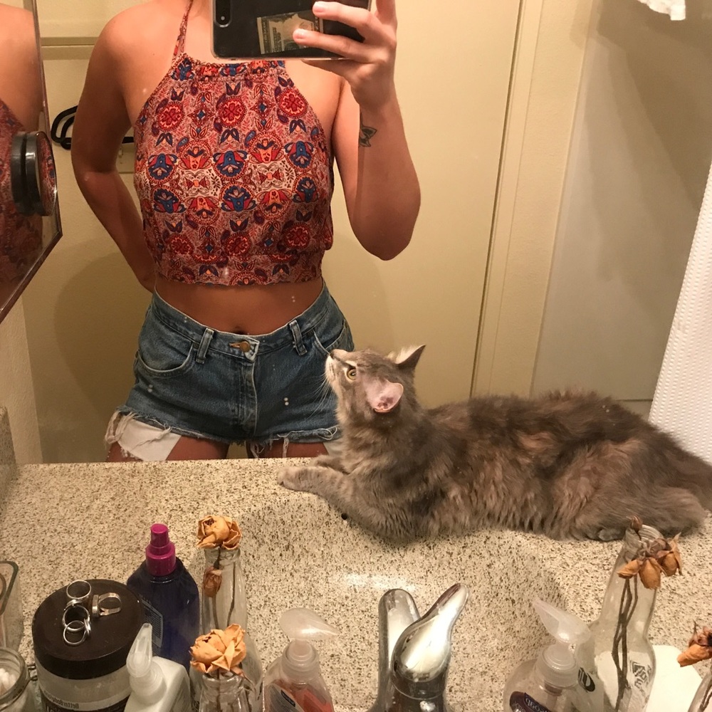 Boho crop top