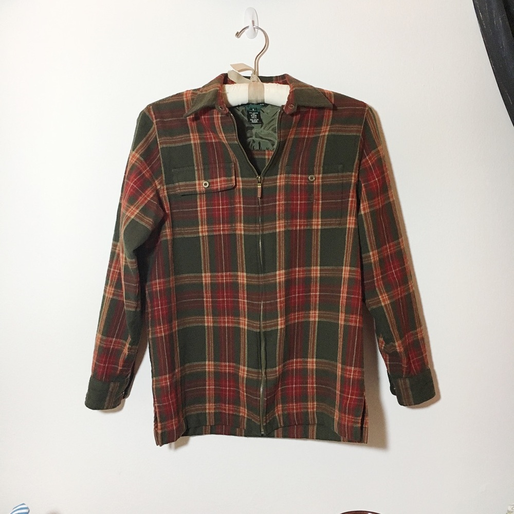 Lauren Ralph Lauren | Plaid Zip-Up Shirt/Jacket