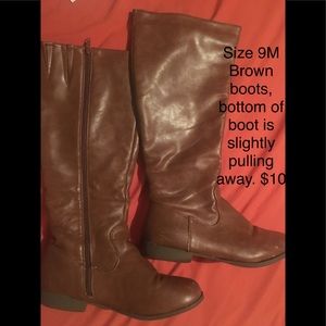 Brown boots
