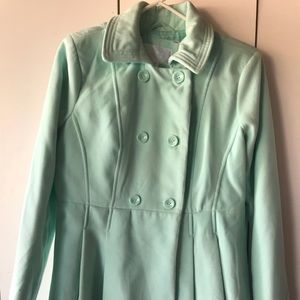 Tiffany Blue Peacoat