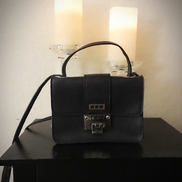 Handbags - BLACK & SILVER CROSSBODY