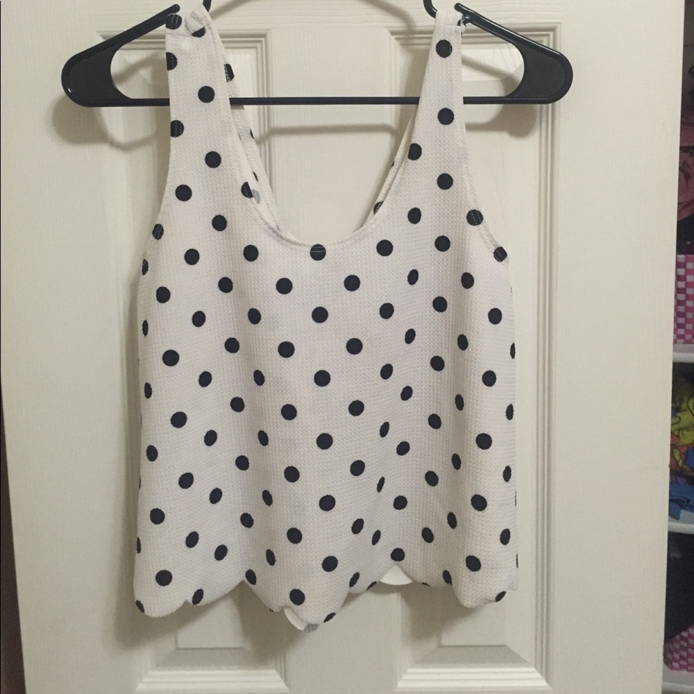 Polka Dot Crop Top