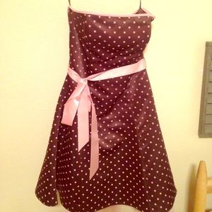 Strapless vintage dress