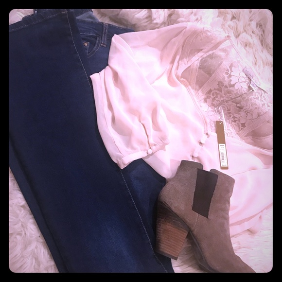 Lauren Conrad Blouse Size M - Picture 1 of 4