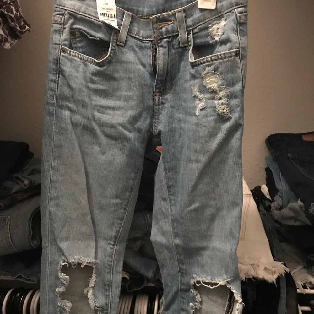 LF ripper skinny jeans