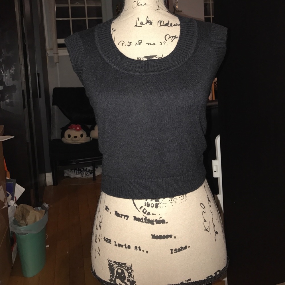 Express half top sweater