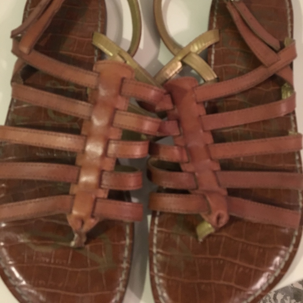 Sam Edelman gladiator brown sandals!
