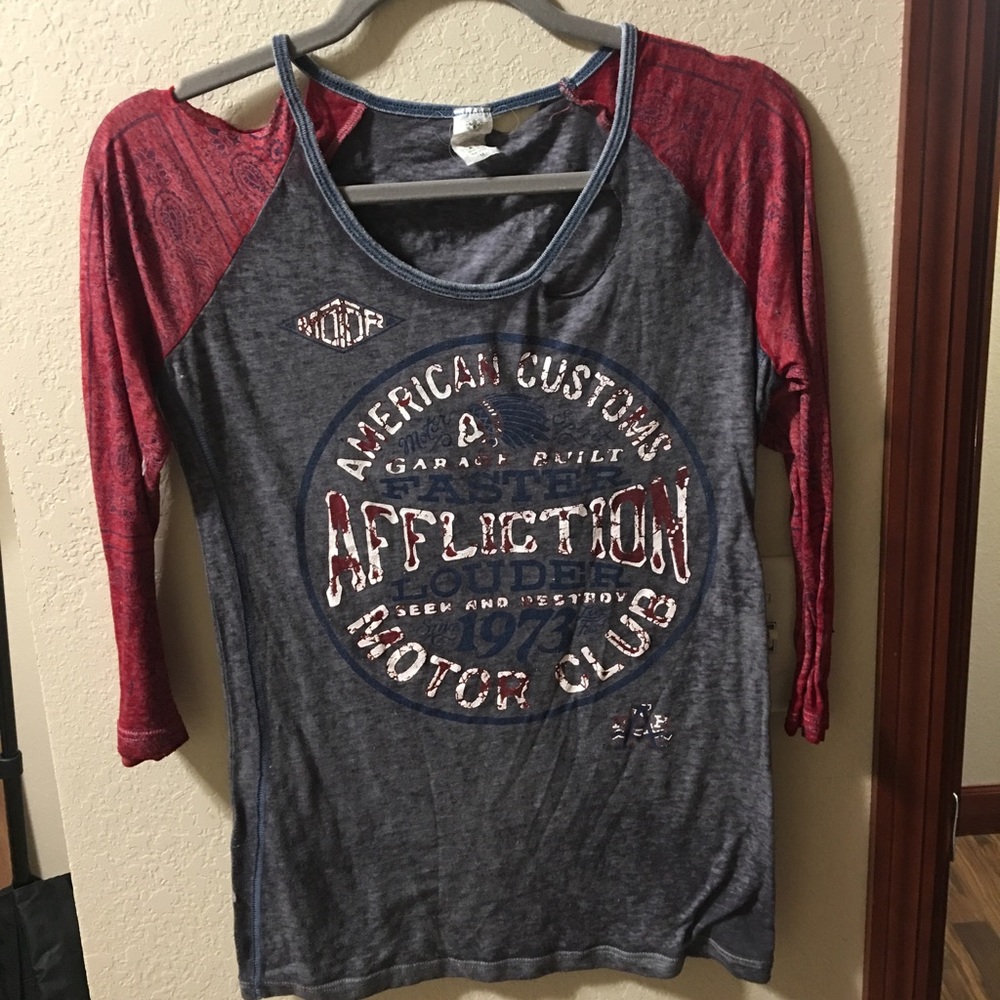 Distressed Affliction Tee