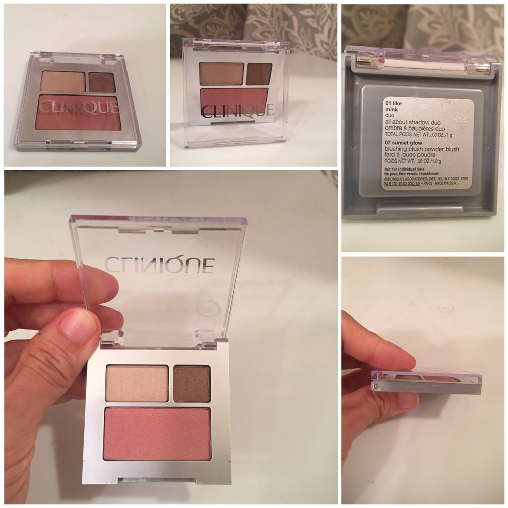 SOLD NEW CLINIQUE Compact Palette Eyeshadow & Blush