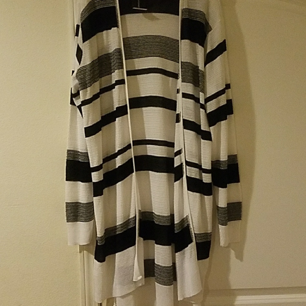 Black and White Cardigan