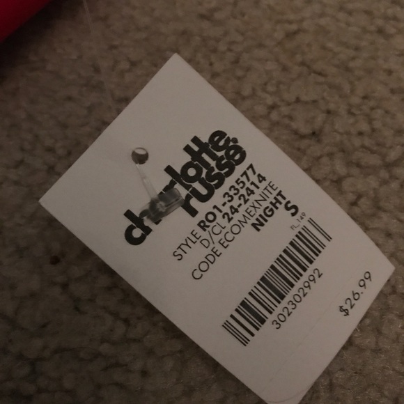 Red high neck Romper/dress - Picture 5 of 5