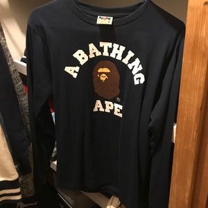 A Bathing Ape long sleeve shirt