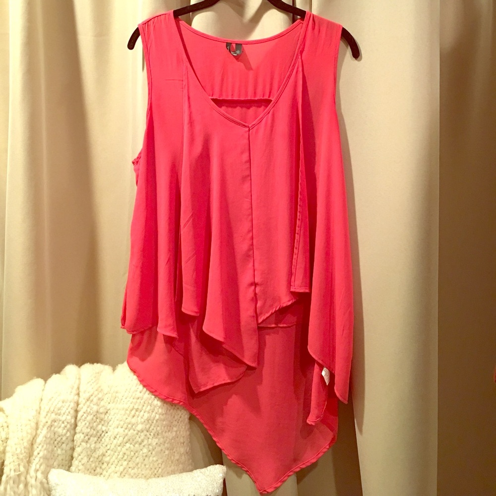 Love Haight high low tank blouse