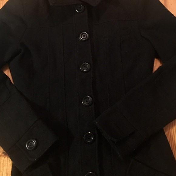 🌺🌺SALE-Black Pea Coat Size S🌺🌺 - Picture 3 of 3